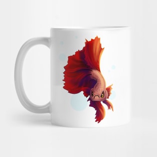 Angry Betta Fish Mug